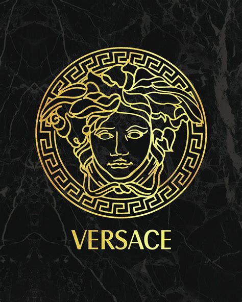 versace black and gold logo|Versace logo analysis.